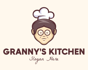 Granny - Grandma Chef Restaurant logo design