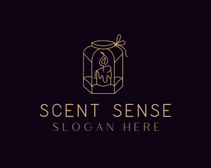 Handmade Scented Candle logo design