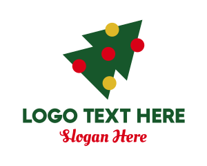 Pine - Christmas Tree Decor logo design