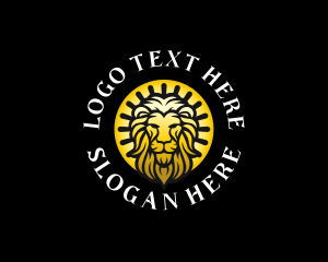 Insurance - Luxurious Wild Lion logo design
