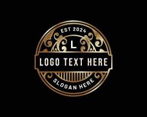 Luxury Floral Jewelry Logo