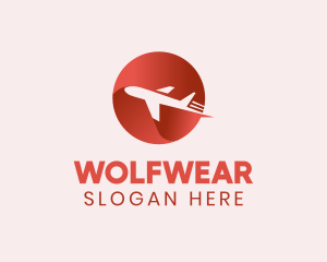 Gradient Airline Plane Flight Logo