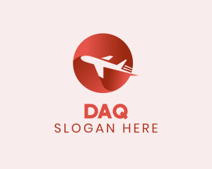 Airport - Gradient Airline Plane Flight logo design