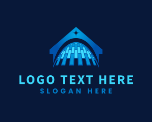 Utility - House Tile Flooring logo design