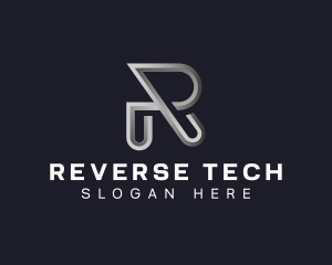 Tech Startup Letter R logo design