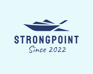 Ship - Motorboat Sea Transport logo design