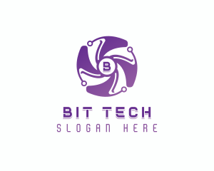 Tech Developer Software logo design