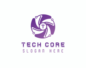 Tech Developer Software logo design