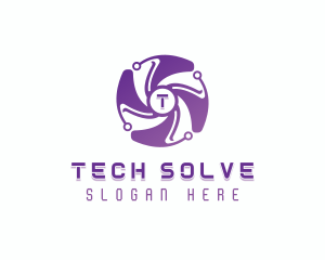 Tech Developer Software logo design