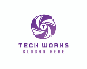 Tech Developer Software logo design