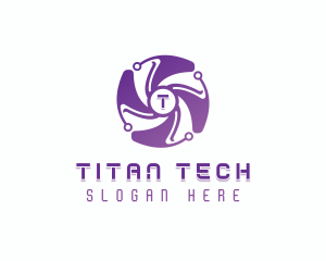 Tech Developer Software logo design