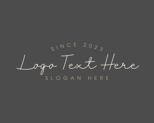 Cursive - Elegant Brand Company logo design