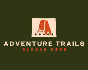 Wyoming Devils Tower Adventure logo design