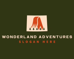 Wyoming Devils Tower Adventure logo design