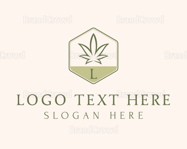 Marijuana Herbal Medicine Logo