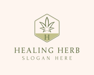 Marijuana Herbal Medicine logo design