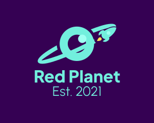 Planet Orbit Eye  logo design