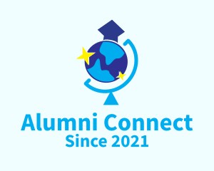 Alumni - Global Graduation Cap logo design