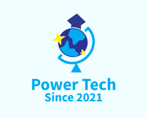Educational - Global Graduation Cap logo design