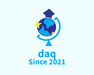 Learning - Global Graduation Cap logo design