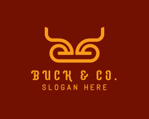 Bull Horns Safari logo design