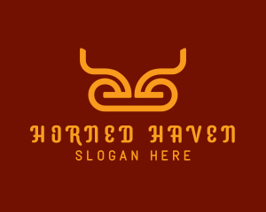Bull Horns Safari logo design