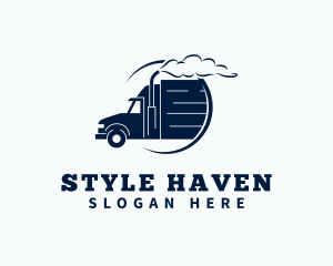 Cargo Truck Vehicle Logo