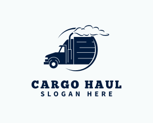 Cargo Truck Vehicle logo design