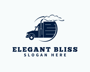 Movers - Cargo Truck Vehicle logo design