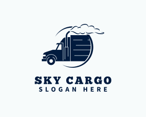 Cargo Truck Vehicle logo design