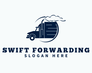 Cargo Truck Vehicle logo design