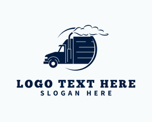 Cargo Truck Vehicle Logo