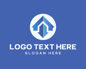 Download - Flipping Home Arrow logo design