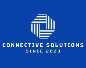 Interaction - Modern Octagon Business logo design