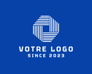 Customer Service - Modern Octagon Business logo design