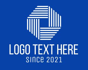 Interaction - Modern Corporate Octagon logo design