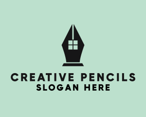 Ink Pen Window  logo design