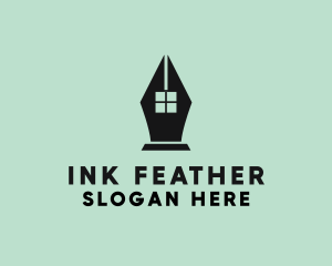 Ink Pen Window  logo design