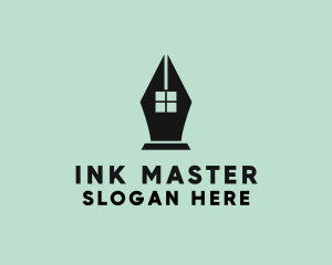 Ink Pen Window  logo design