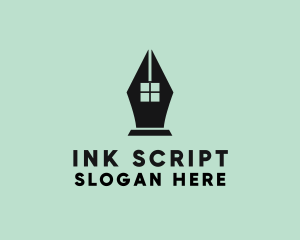 Ink Pen Window  logo design