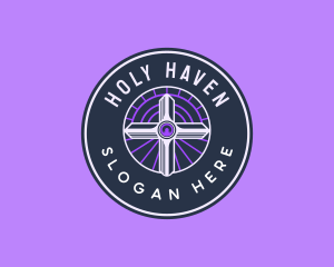 Holy Sacred Cross   logo design