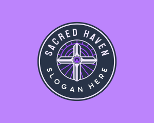 Holy Sacred Cross   logo design