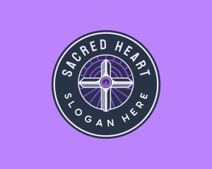 Holy Sacred Cross   logo design