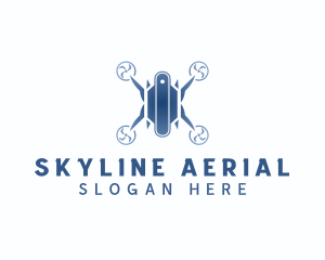 Aerial - Drone Aerial Photographer logo design