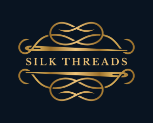 Luxury Sewing Needle Craft logo design