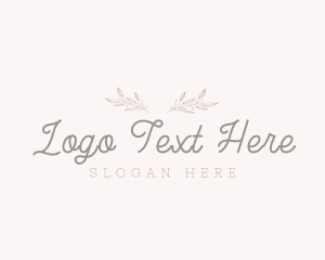 Lashes - Luxury  Leaf Business logo design