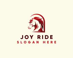 Wild Equine Horse logo design