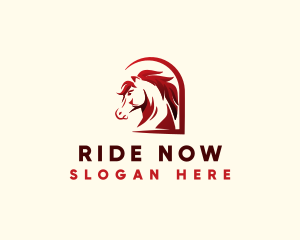 Wild Equine Horse logo design