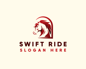 Wild Equine Horse logo design