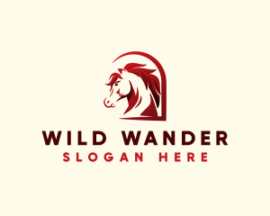 Wild Equine Horse logo design